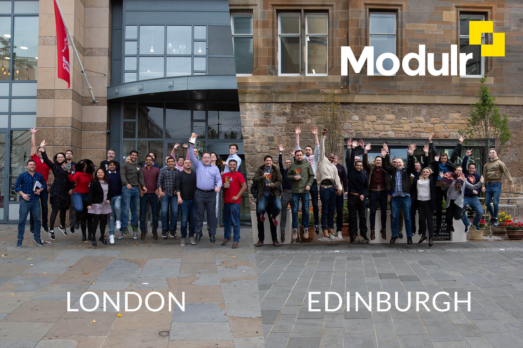 Team Modulr Lodnon Edinburgh