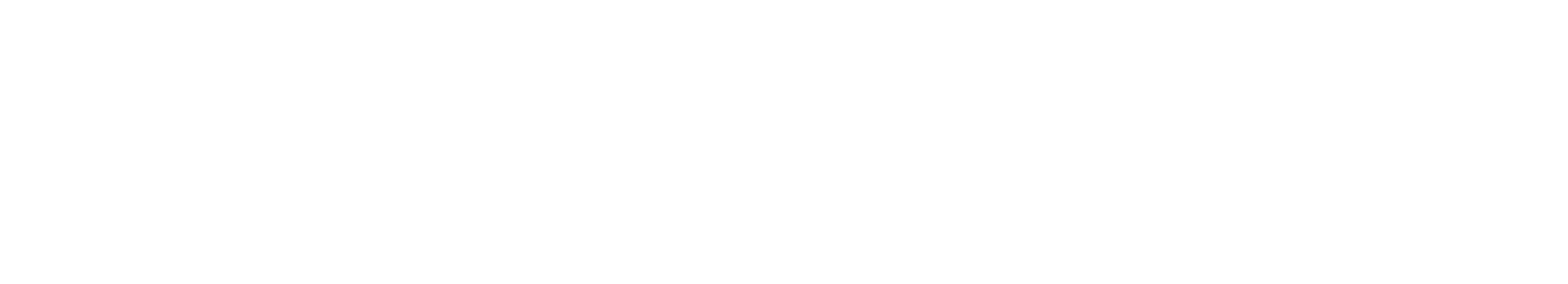 white logo text